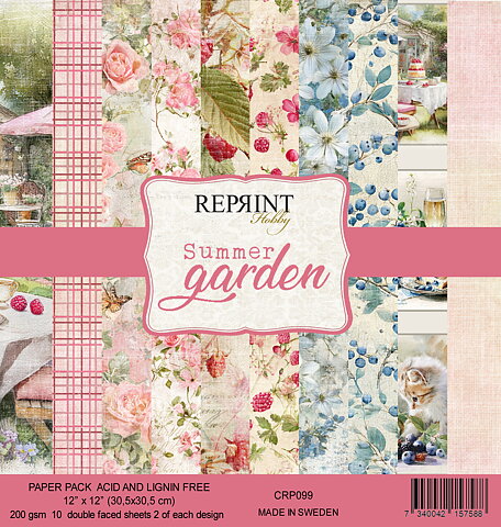 Paperpack Reprint - Summer Garden Collection Paperpack - 12x12