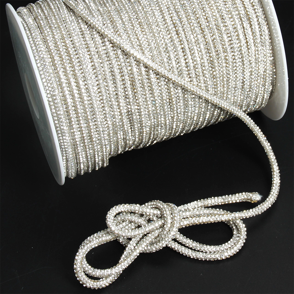 STRASS SNÖRE - Crystal - 2