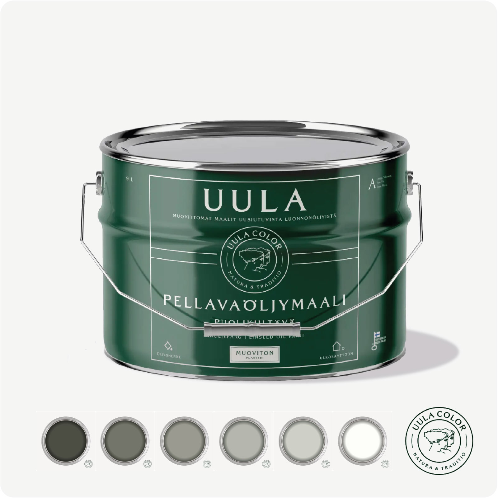 LINOLJEFÄRG 850 SAMMAL - MOSSA, välj procent