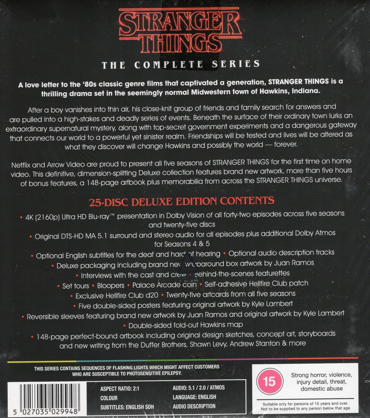 Stranger Things: The Complete Series (Deluxe Limited Edition) (ej svensk text) (4K Ultra HD) - 2