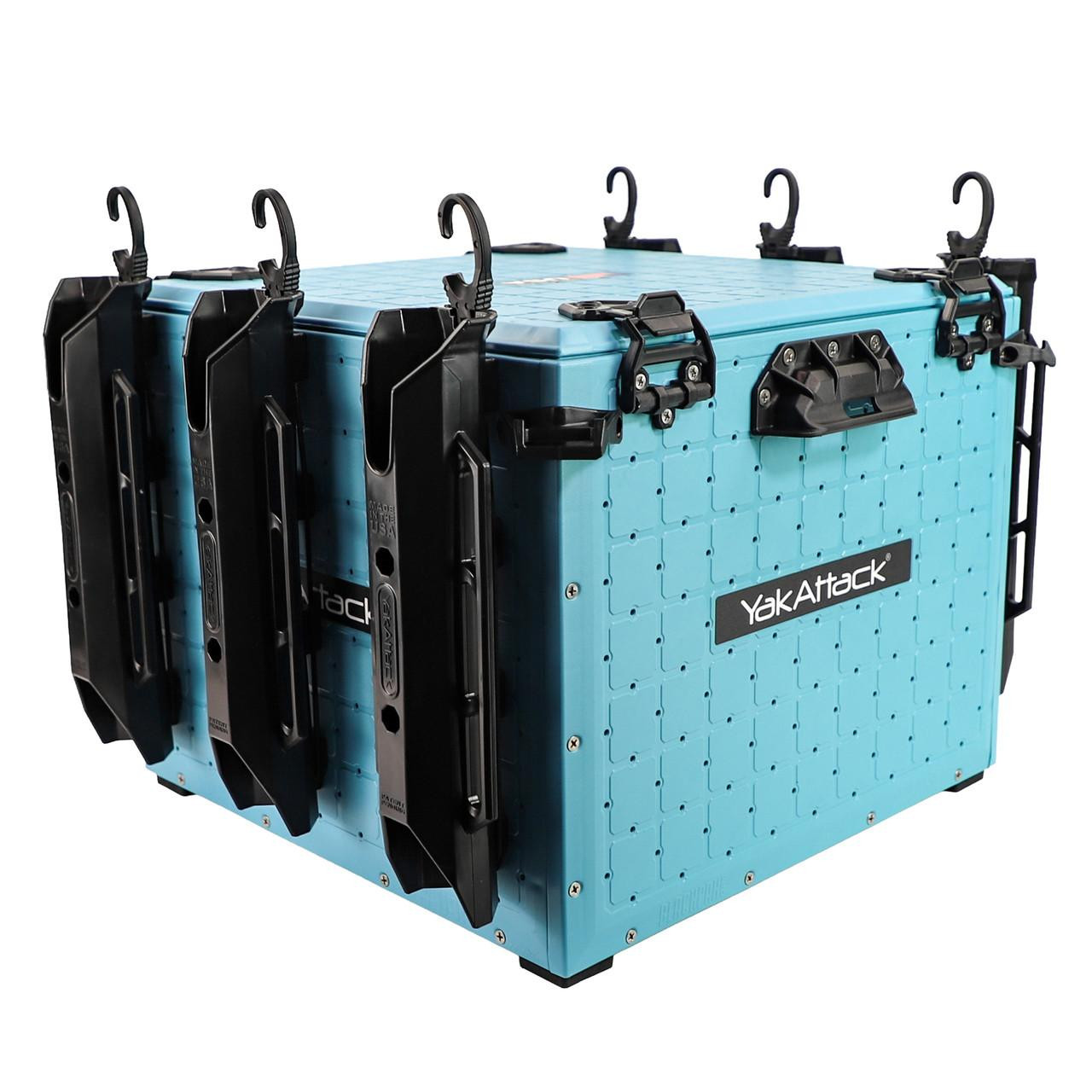 Yakattack BlackPak Pro, 16 x 16 x 13, Including lid and 6 rod holders - Jetty Blue