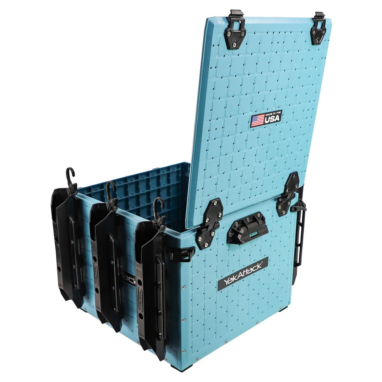 Yakattack BlackPak Pro, 16 x 16 x 13, Including lid and 6 rod holders - Jetty Blue - 6