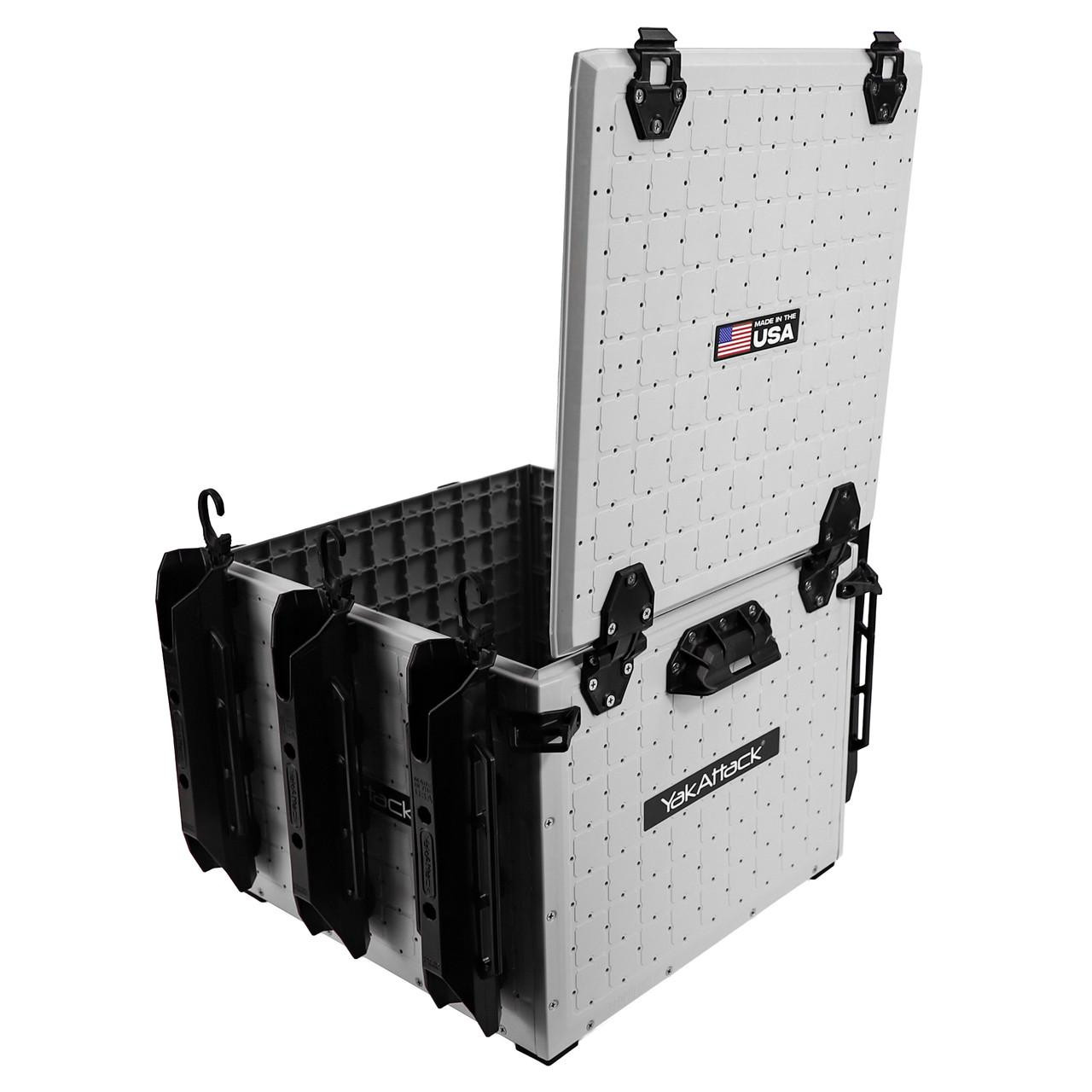 Yakattack BlackPak Pro, 16 x 16 x 13, Inklusive lock och 6 spöhållare - Overcast Grey - 2