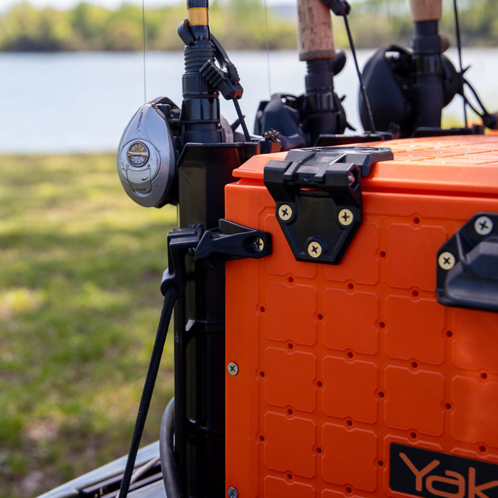 Yakattack BlackPak Pro, 16 x 16 x 13, Including lid and 6 rod holders - Yakattack Orange - 15