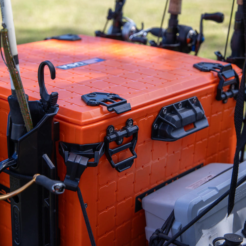 Yakattack BlackPak Pro, 16 x 16 x 13, Including lid and 6 rod holders - Yakattack Orange - 10