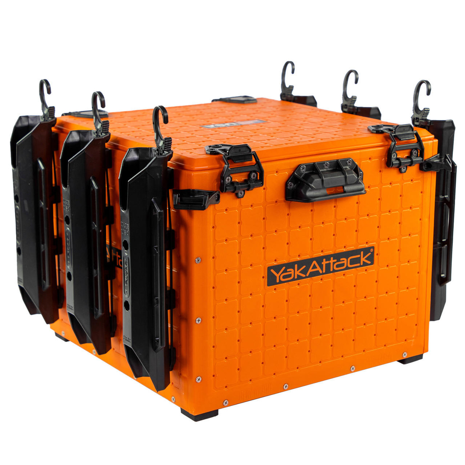 Yakattack BlackPak Pro, 16 x 16 x 13, Including lid and 6 rod holders - Yakattack Orange - 6