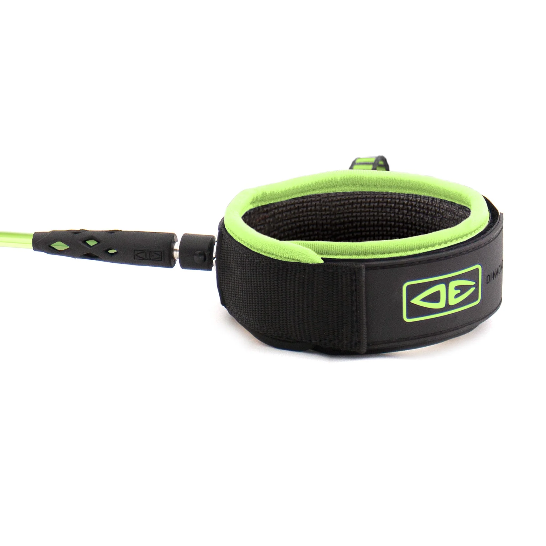 Ocean & Earth Diamond Flex Longboard Leash Knee 9" Lime - 2