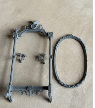 Fri stående spegelram  -från Alison Davies - 6