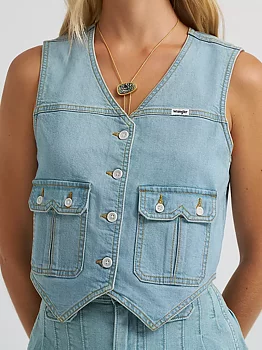 WOMEN'S COUNTRY ESTATE DENIM VEST