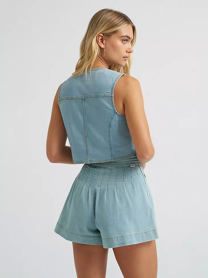 WOMEN'S COUNTRY ESTATE DENIM VEST - 4
