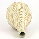Anna-Lisa Thomson (1940) White Vase with Fishbone Relief 24 cm