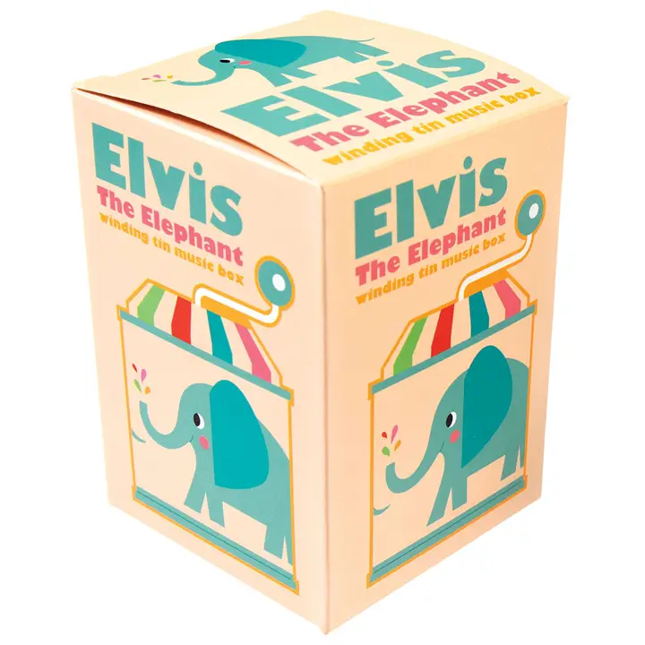 Speldosa i plåt från Rex London - Elvis Elefanten - 2