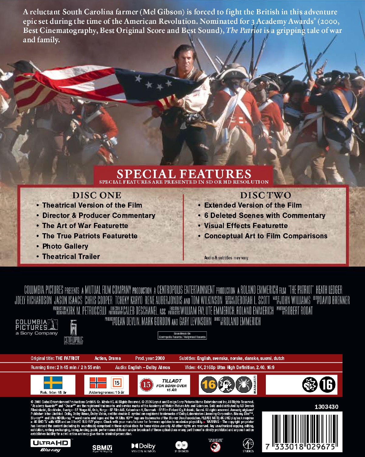 The Patriot (Limited Edition Steelbook) (4K Ultra HD + Blu-ray) - 2