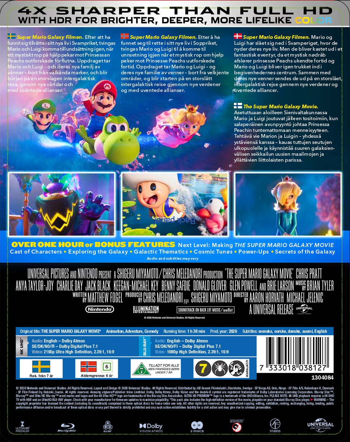 The Super Mario Galaxy Movie (Limited Edition Steelbook) (4K Ultra HD + Blu-ray) - 2