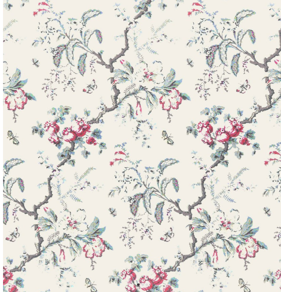 Luxury wallpaper -1770'2 sallpaper in Ditton - Cream - from Alison Davies