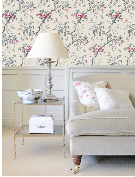 Luxury wallpaper -1770'2 sallpaper in Ditton - Cream - from Alison Davies - 3