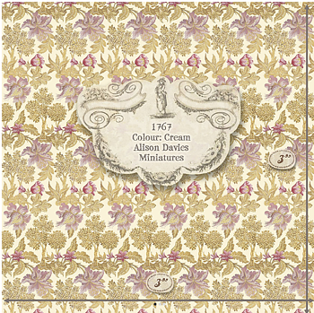 Luxury wallpaper -1770'2 sallpaper in Ditton - Cream - from Alison Davies