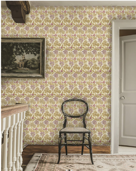 Luxury wallpaper -1770'2 sallpaper in Ditton - Cream - from Alison Davies - 2