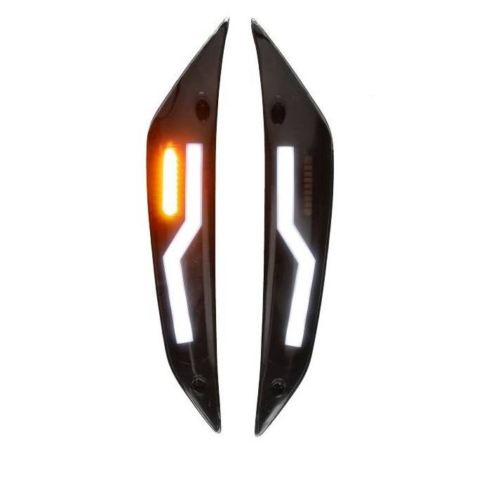 Front Turn Signal LED E-Approved Smoke Colored - Piaggio ZIP2000 - Power1