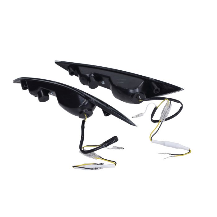 Front Turn Signal LED E-Approved Smoke Colored - Piaggio ZIP2000 - Power1 - 2