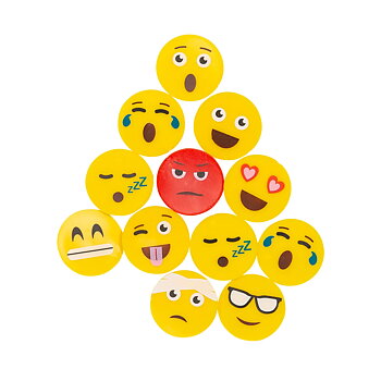 Golf Gear Boll Markör Smiley Face