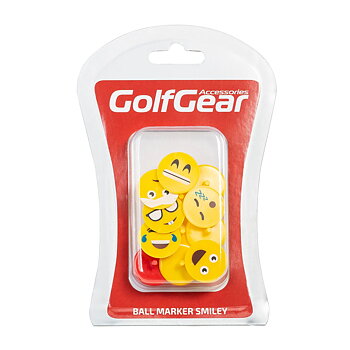 Golf Gear Boll Markör Smiley Face