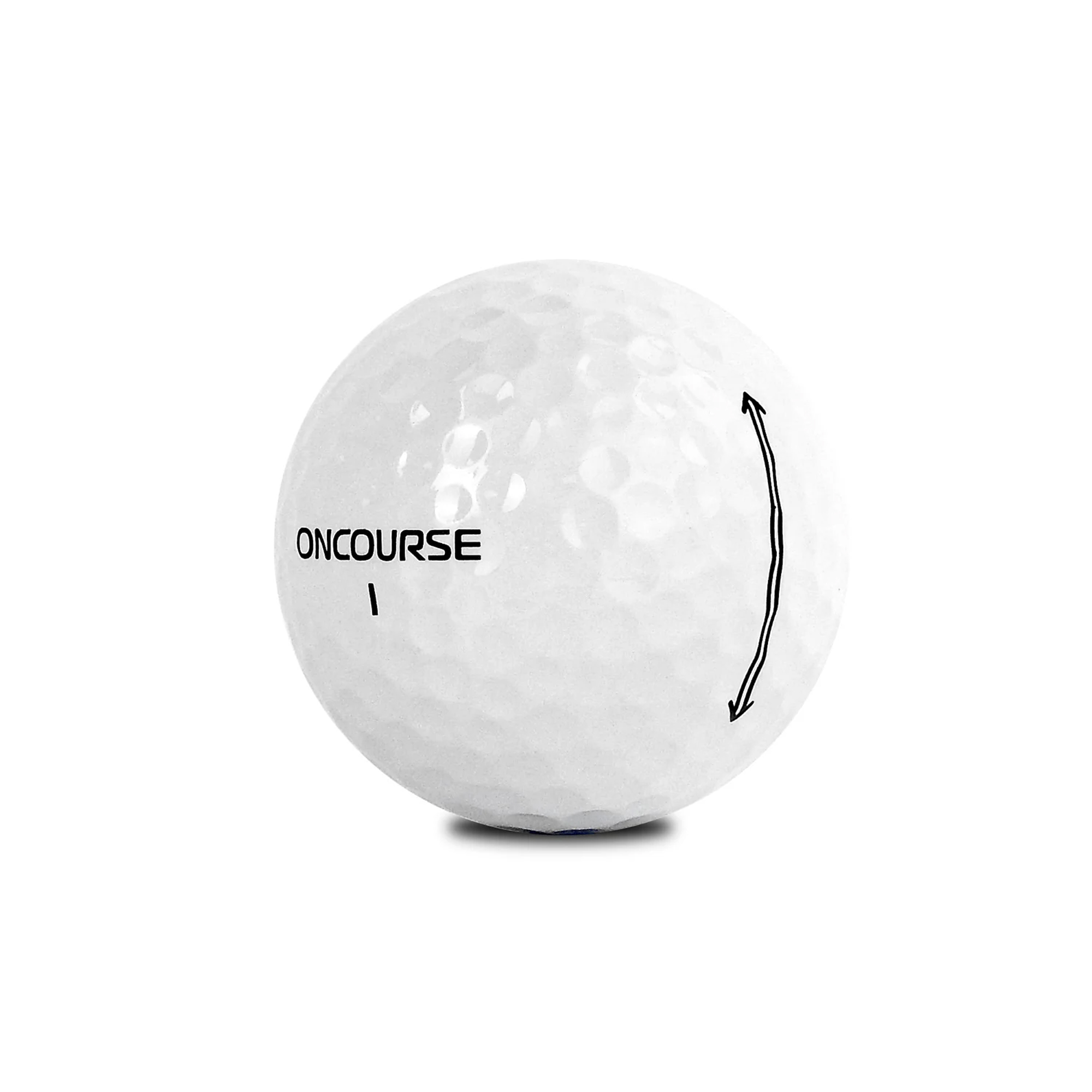 OnCourse White Golf Ball 12-pack - 3