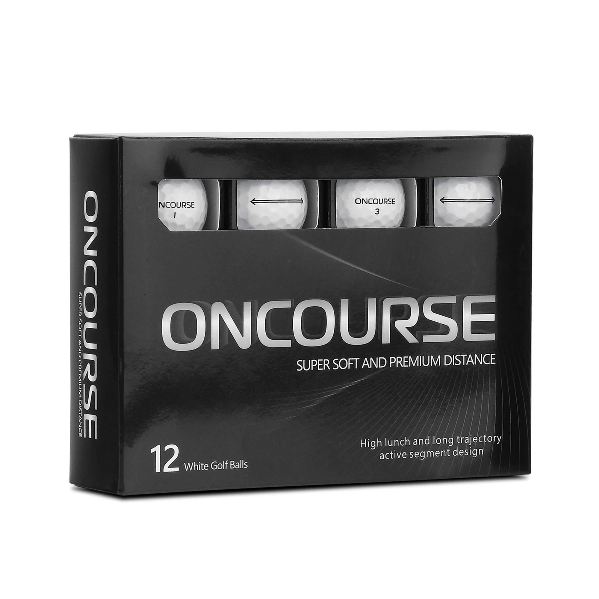 OnCourse White Golf Ball 12-pack