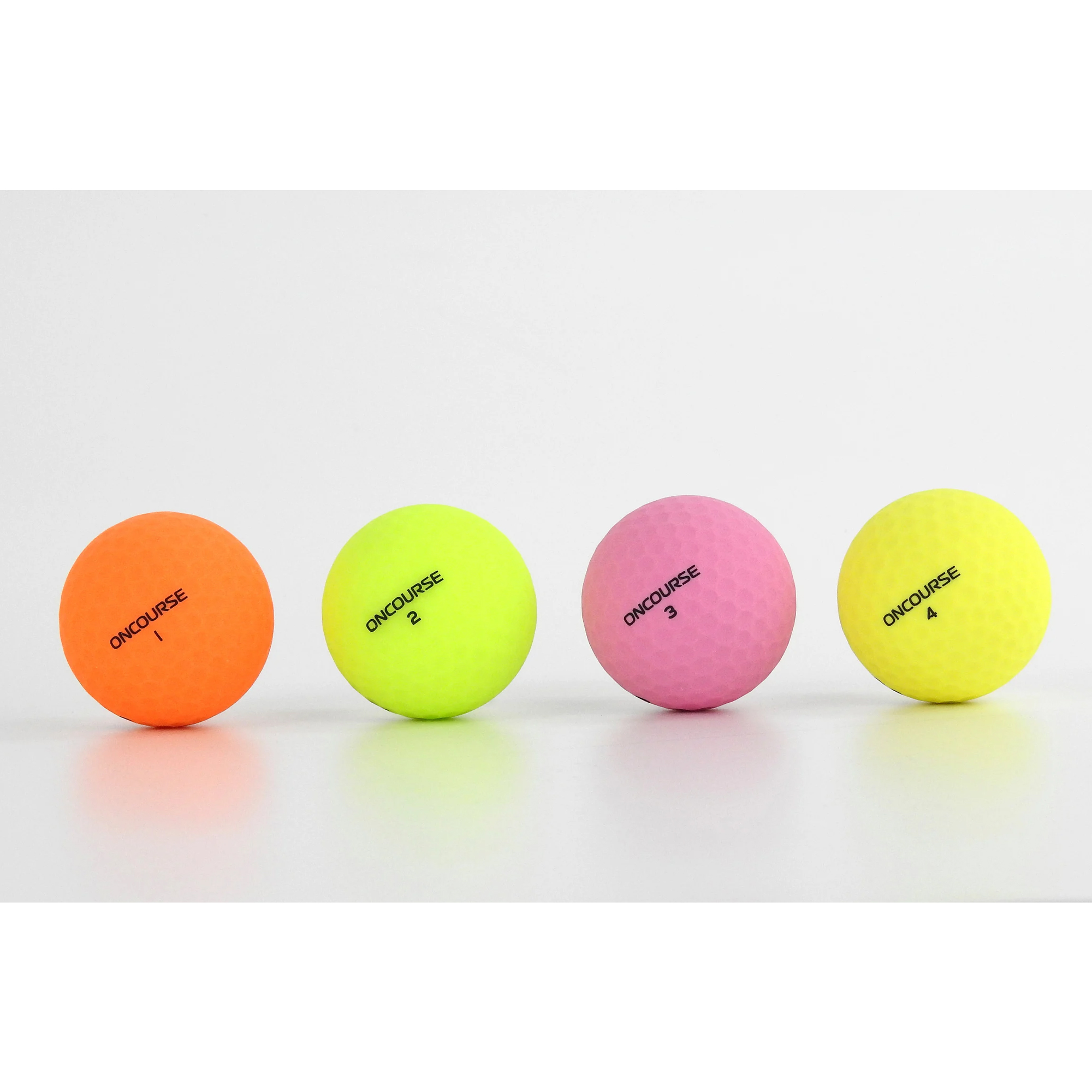 OnCourse Mulit Matte Colours Golf Ball12-pack - 4