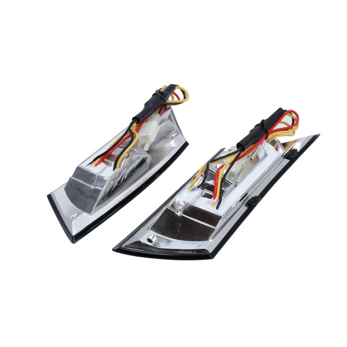 Indicator Rear LED EVO-4 - E-approved - Smoke colored - Piaggio ZIP2000 - Power1 - 2