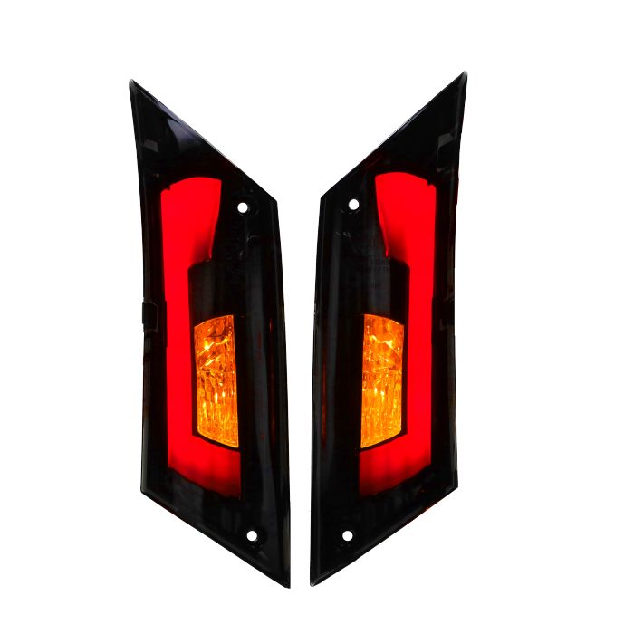 Indicator Rear LED EVO-4 - E-approved - Smoke colored - Piaggio ZIP2000 - Power1