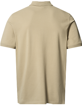 Piké-/tenniströja i beige organisk bomull (Clipper)