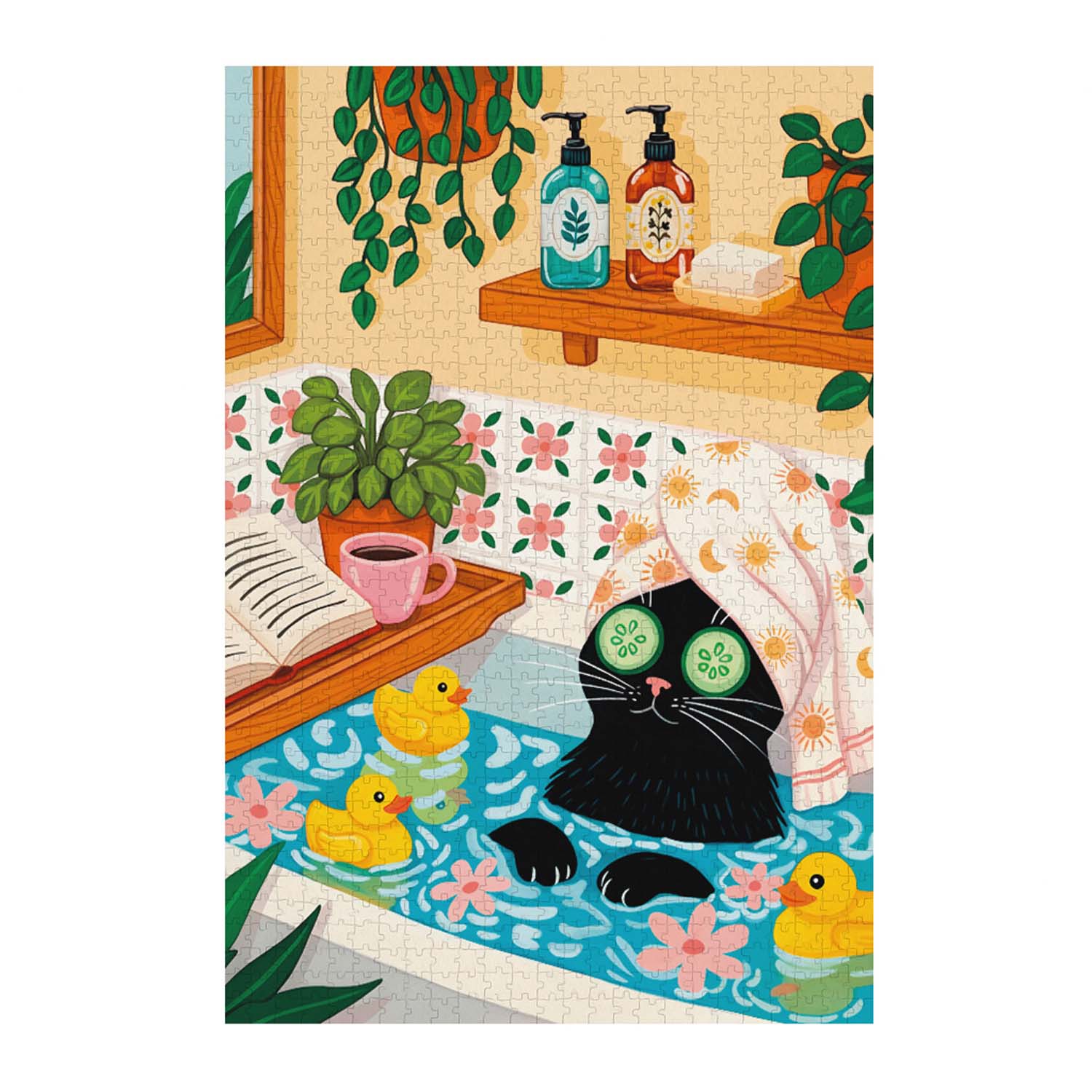 Pussel Cat Spa 1000 bitar - 2