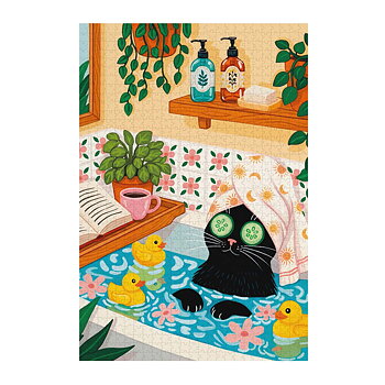 Pussel Cat Spa 1000 bitar