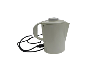 vit elektrisk vattenkokare