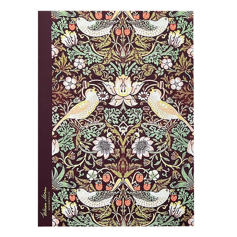 Anteckningshäfte - Strawberry thief - William Morris 