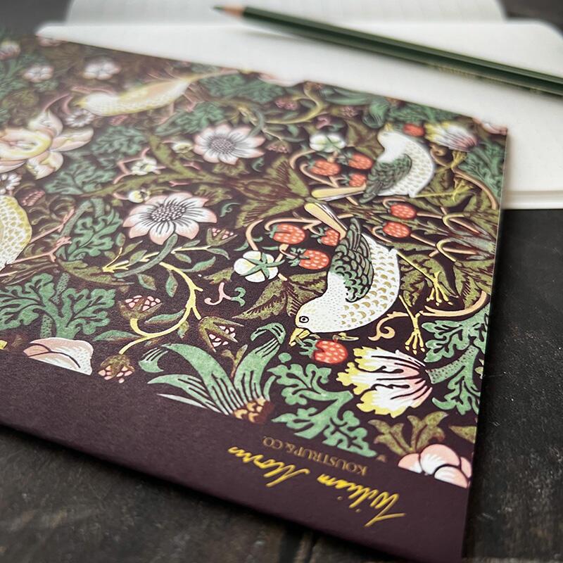 Anteckningshäfte - Strawberry thief - William Morris  - 4