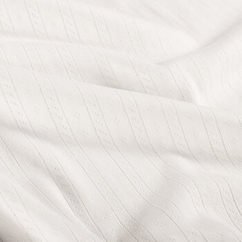 POINTELLE STRIPE N DOTS - OFF WHITE
