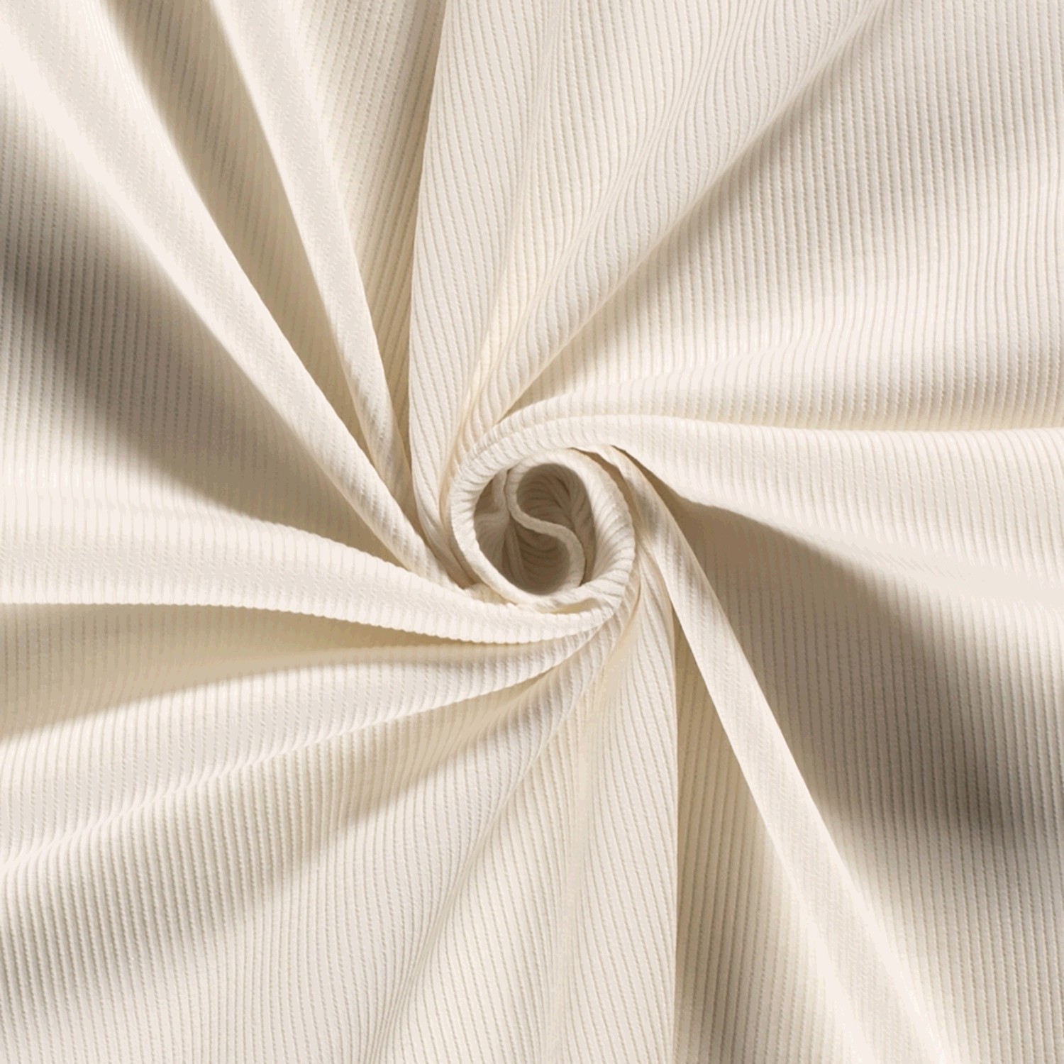 RIBBED JERSEY - CREAM WHITE