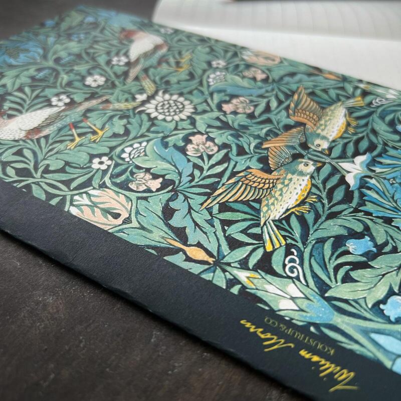 Anteckningshäfte - Bird Green - William Morris  - 4