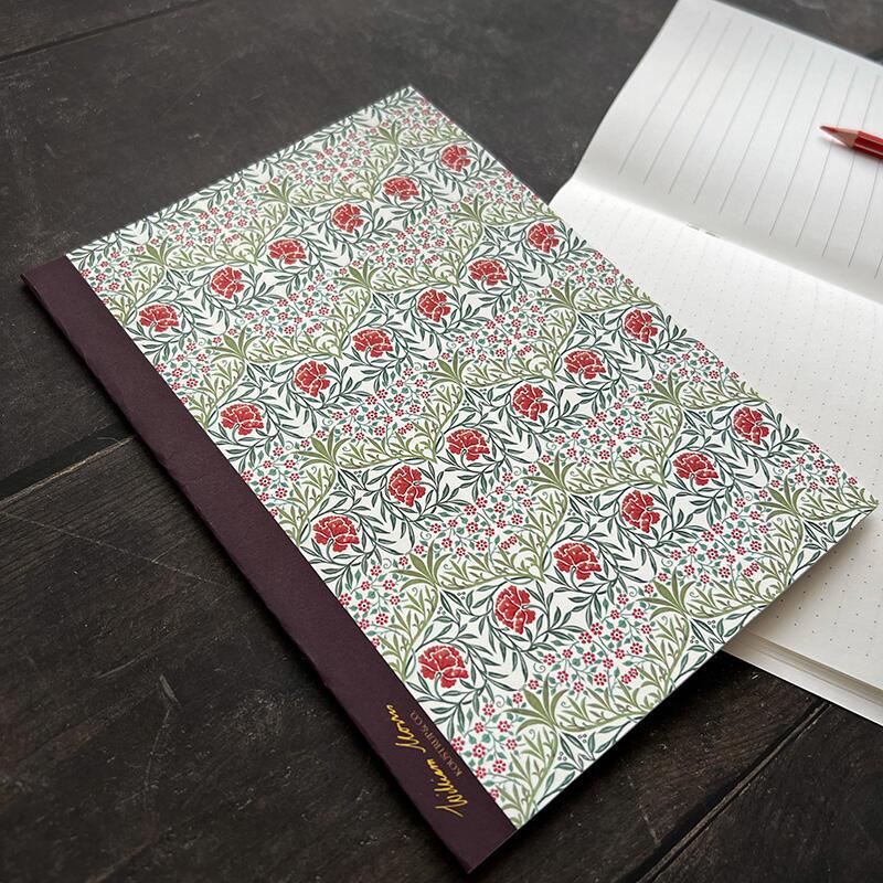 Anteckningshäfte - Oxford Red Pattern - William Morris  - 3