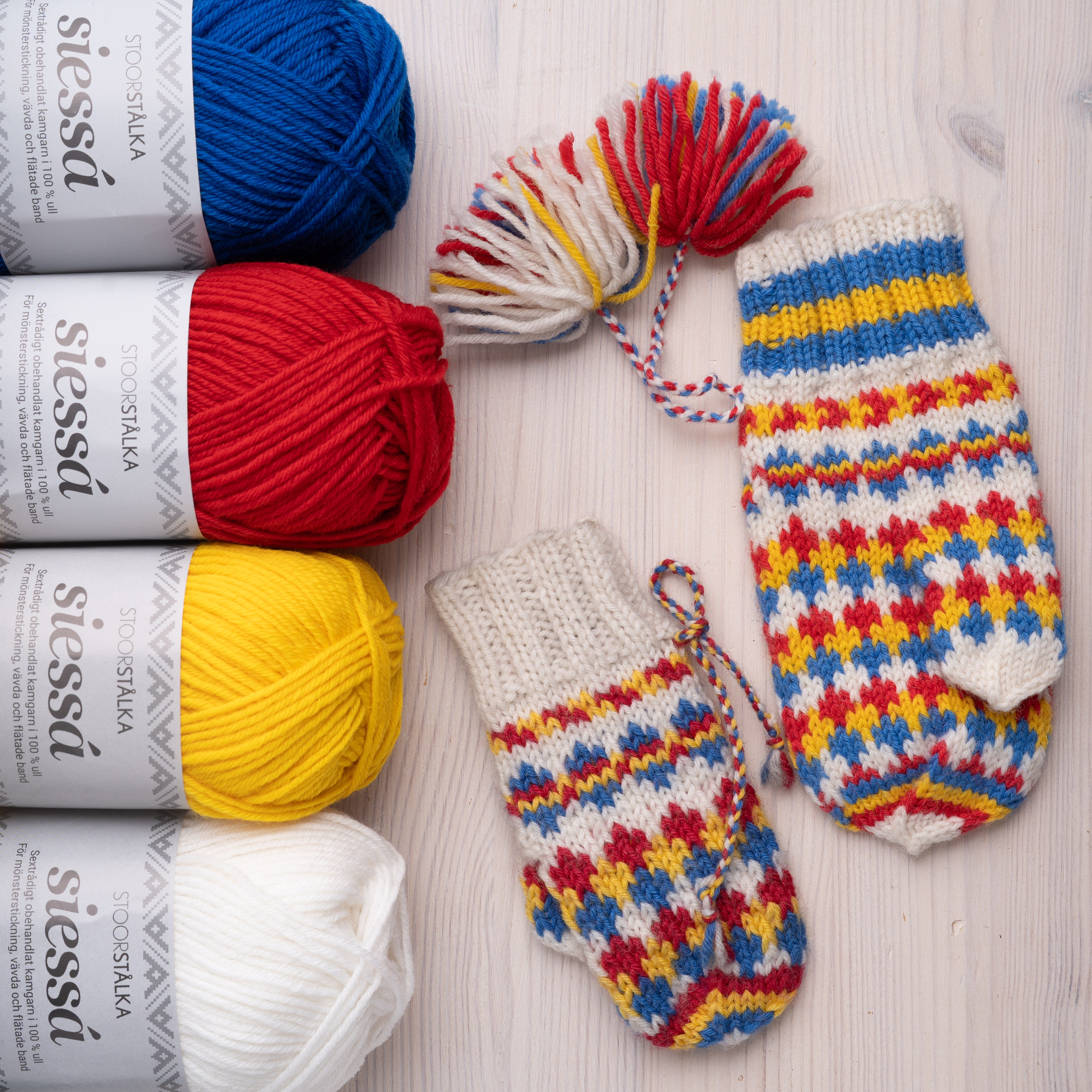 Strickpaket Kinderfäustling Gällivare