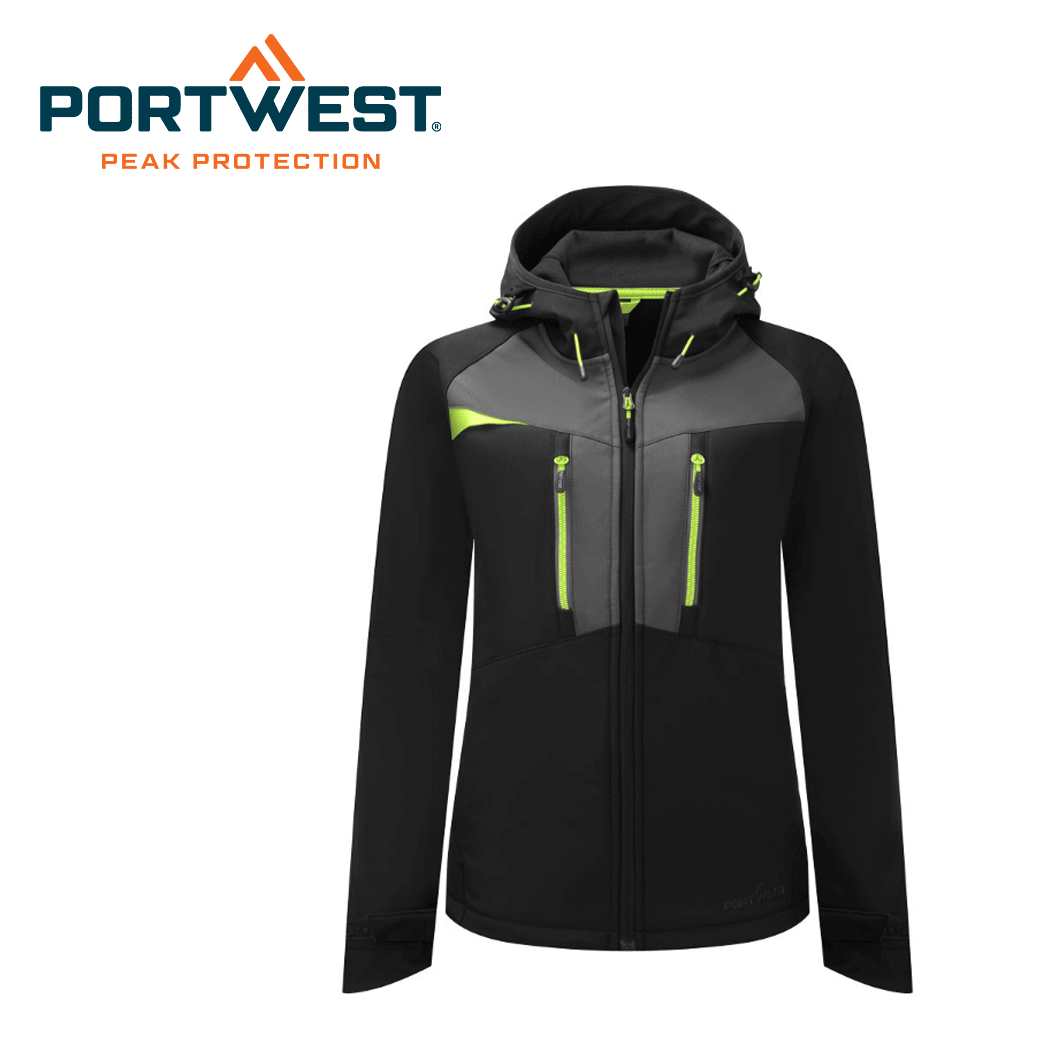 Softshell DX4 Musta Naiset