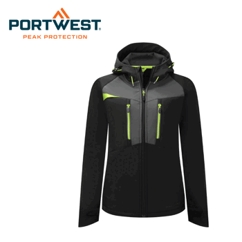 Softshell DX4 Musta Naiset