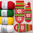 Stickpaket Anne-Lises Barnvantar Karesuando