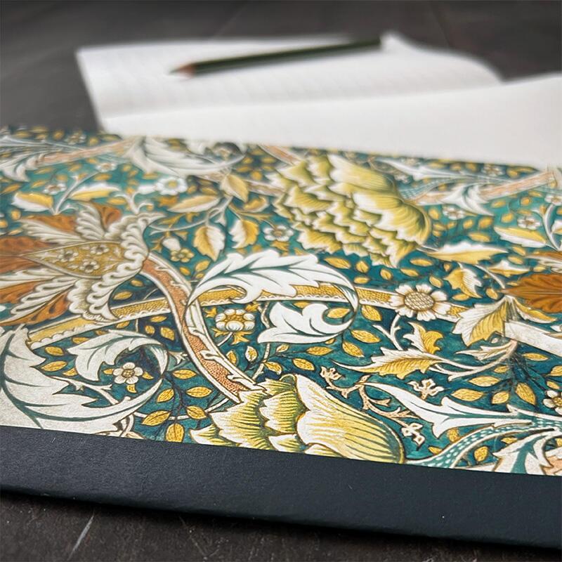 Anteckningshäfte - Windrush grön - William Morris - 4