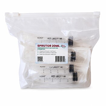 Sprutor 20 ml excentrisk 3 komponent (10 st) VetProvide