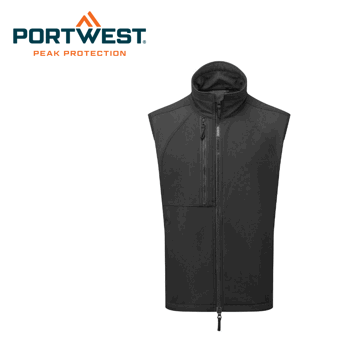 Liivi Softshell Portwest Musta
