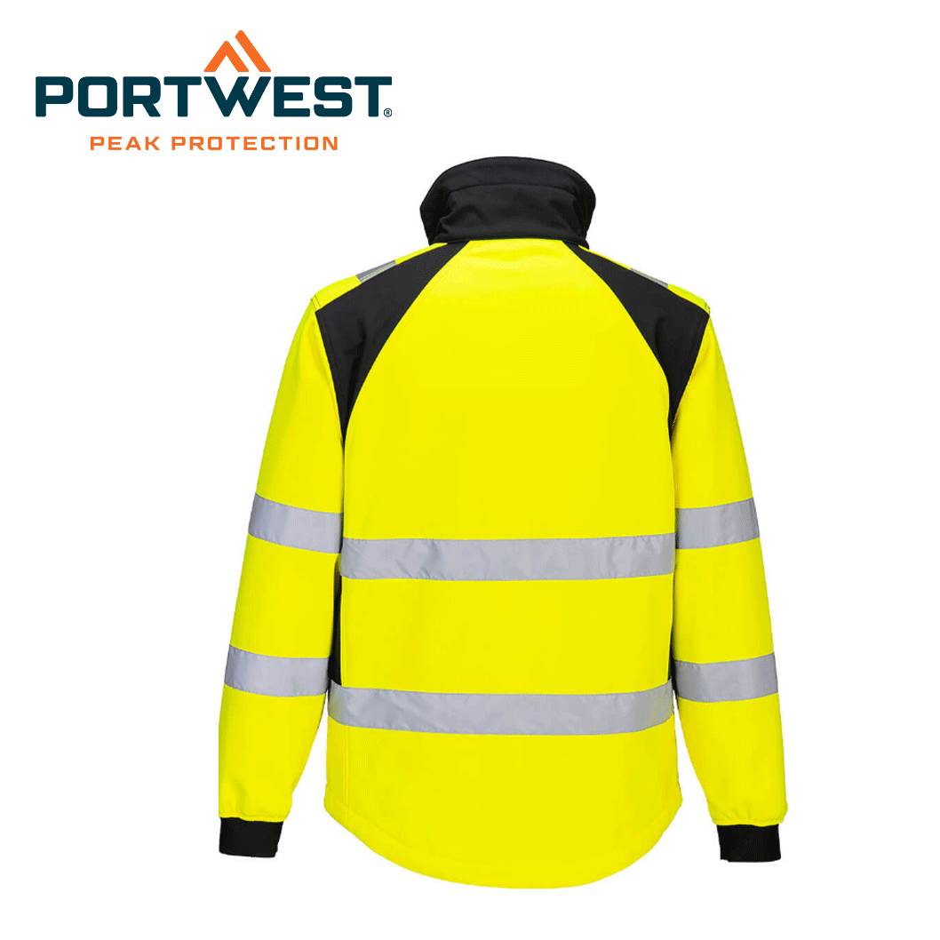 Softshell-takki Stretch Kl 3 keltainen - 3