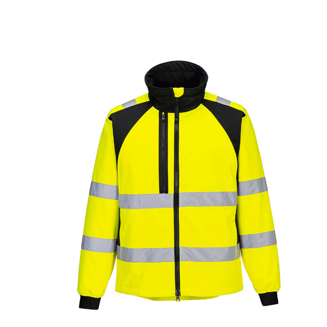 Softshell-takki Stretch Kl 3 keltainen - 2
